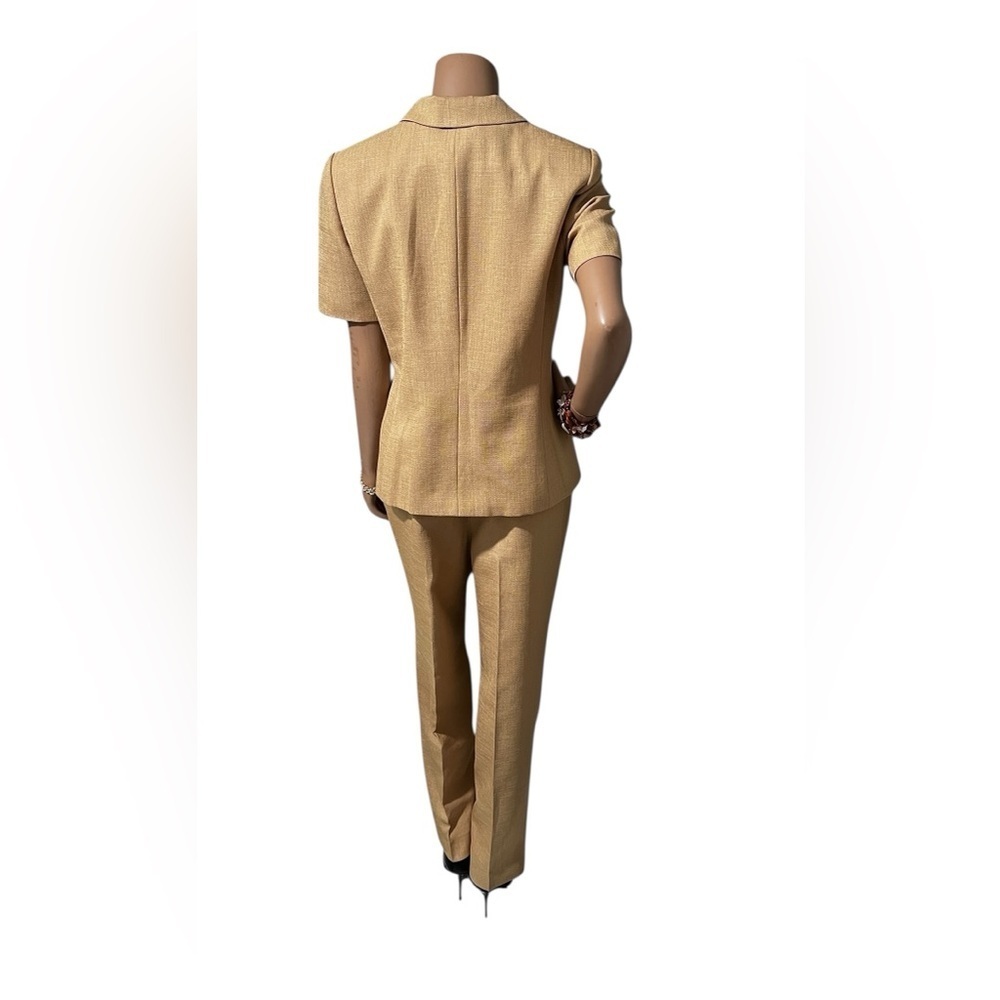 Travis Ayers Elegant Camel Pantsuit☑️ - Picture 8 of 12
